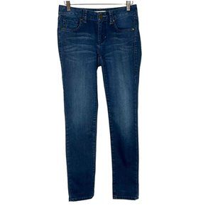 CAbi Moon Indie Dark Wash Low Rise Skinny Leg Jeans 2